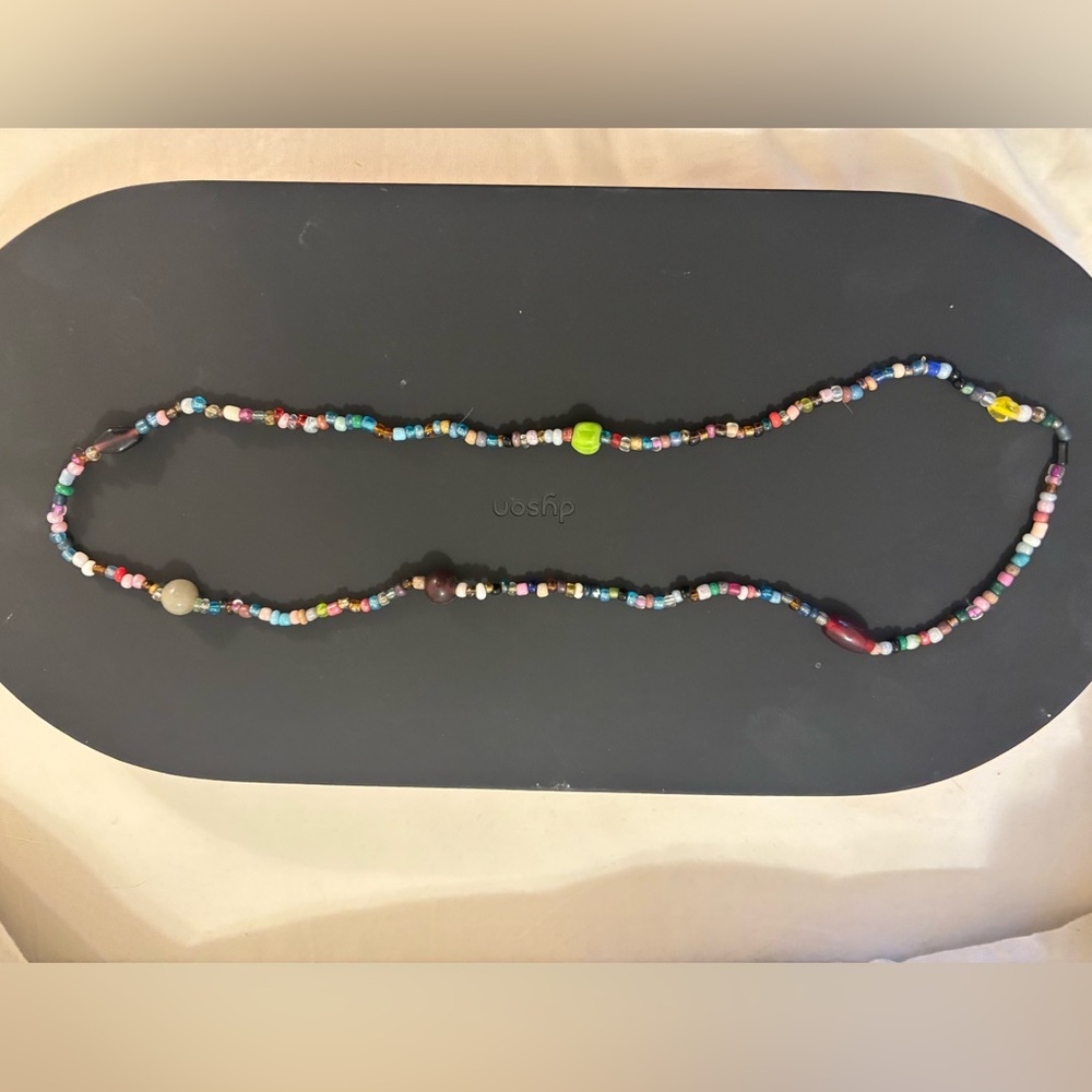 Colorful Glass Beaded Necklace